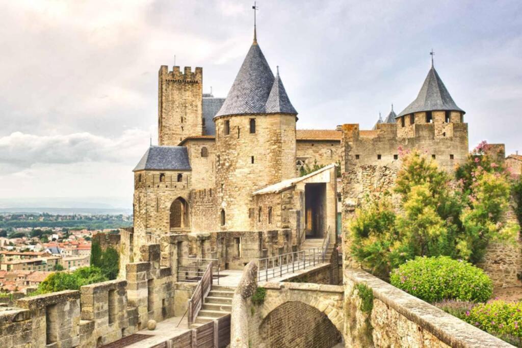 Grand T3 à coté Musée, Place Carnot, Centre Ville Carcassonne Esterno foto